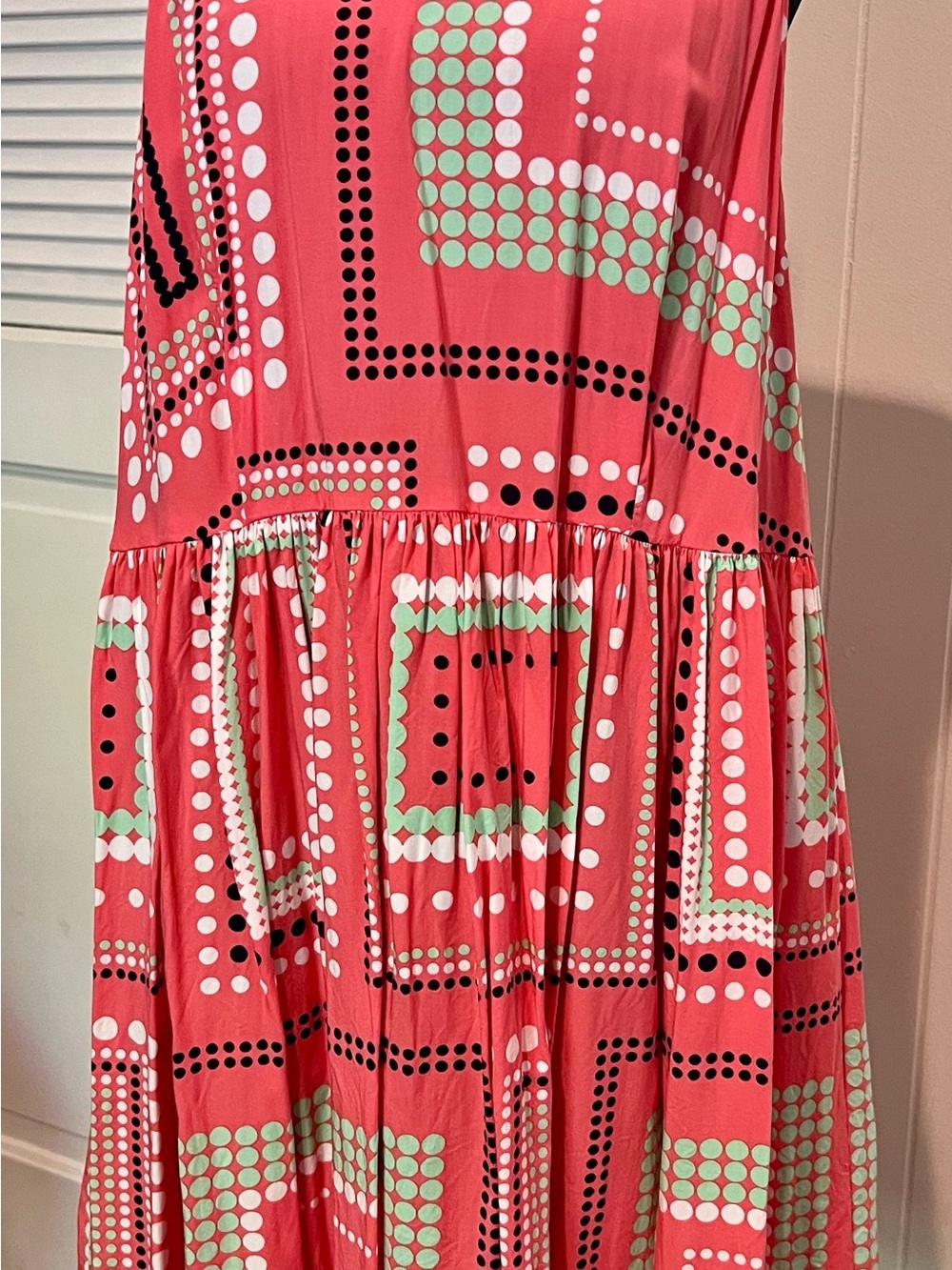 Women’s Crown & Ivy sun dress.  Size Large.  Pleated with spaghetti straps.